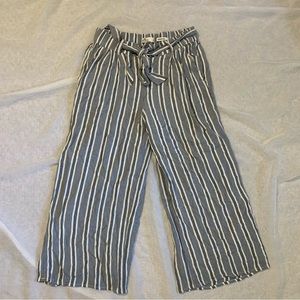 Hollister pants flowy striped